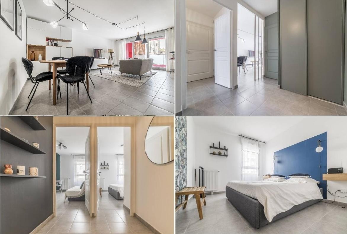 Ferienwohnung Elegant T3 Au Panier Vieux Port Avec Terrasse Privee Et Parking Marseilles Exterior foto